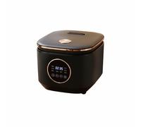 Pitycbo Olla Eléctrica Multifuncional Olla Vaporera Cocedor Inteligente con Temporización y Protección Contra Sobrecalentamiento Cubeta Antiadherente sin, Negro Mate