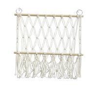 Pitycbo Organizador de Peluches Tipo Hamaca, Ideal para Ahorrar Espacio, Estilo Boho, con Cuerda de Algodón Suave Tejida a Mano para La Decoración Del Hogar, estilo c, tal como se describe