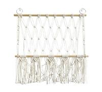 Pitycbo Organizador de Peluches Tipo Hamaca, Ideal para Ahorrar Espacio, Estilo Boho, con Cuerda de Algodón Suave Tejida a Mano para La Decoración Del Hogar, estilo b, tal como se describe