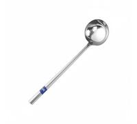 Pitycbo para Sopa de Acero Inoxidable con Forma Ampliada Acabado Brillante Aislamiento Térmico en el Mango Adecuado para Servir en Restaurantes y Hogares, 10 Liang, Mango De Acero