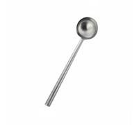 Pitycbo para Sopa de Acero Inoxidable con Forma Ampliada Acabado Brillante Aislamiento Térmico en el Mango Adecuado para Servir en Restaurantes y Hogares, 8 Liang, Mango+Acero+304
