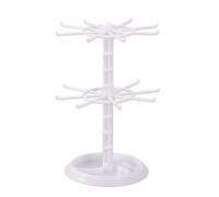Pitycbo Rack Exhibición Giratorio para Llaveros Organizador con Poste Central y Brazos Radiales para Colgar y Llaveros y Acuado para Comercio Regalo, color to 1, style to 1
