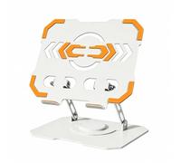 Pitycbo Soporte con Brazo Articulado y Junta Giratoria Metálico Soporte Plegable con Base Ancha Resistente para Broadcasting, Plata