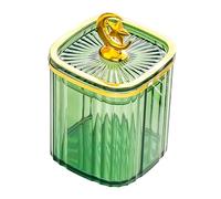 Pitycbo Tarro de Almacenamiento de Alimentos Multiusos a Prueba de Polvo para, Ideal para Pasta, Cereales, Y Café, Verde pequeño, Individual