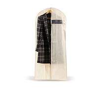 Più easybag Saco Funda TNT para Vestidos y Abrigos, Tela, Crudo, 61.0 x 5.0 x 137.0 cm