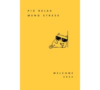 Più relax meno stress agenda 2026: pensata per rallentare ritrovare equilibrio e motivazione ogni settimana