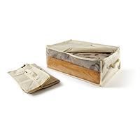 Più TNT Easybag Saco Funda Trapunte y Mantas, Tela, Crudo, 50.0 X 35.0 x 20.0 cm