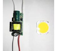 PIUHRKLEVD 5pcs 10W LED COB SMD with LED Driver Light Bulb On Aluminum Plate for Light Lamp Spotlight Downlight Lamps for DIY Light Repair(Cold White)