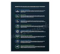 PIUHRKLEVD About Hydrogen H2 Poster Health Science Educational Chart Canvas Wall-Art for Doctor Office Gym Waiting Room(Unframed,12x18inch(30x45cm))