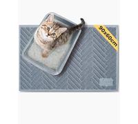 PiuPet® Alfombra Gatos arenero I 90x60cm I Extra Grande I Gatos Accesorios I Alfombra Arena Gatos | Alfombra arenero Gatos | Alfombra Gato | Tapete Gato | Alfombra para arenero de Gato