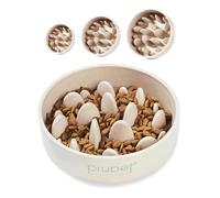 PiuPet® Comedero Antivoracidad Grande - 0,8L, Apto Lavavajillas - Cuenco Lento