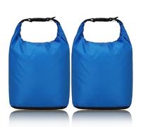 PIUpiuLIANG Bolsa Impermeable 2pcs 20l Bolso seco portátil Poliéster seco Impermeable para Kayak para IR de Senderismo de Senderismo, Azul