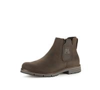 Pius Gabor Hombre Botines, de Caballero Botas Chelsea,Cuero Certificado, Plantilla Intercambiable, Suela Superflex,botín,Marrón (Mocca) / 01,42 EU / 8 UK