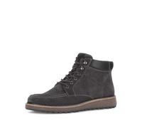 Pius Gabor Zapatos con cordones para hombre,Botines,Forro reciclado, plantilla intercambiable,Cremallera, Slate Black 11, 47 EU