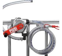 PIUSI Bomba de Mano para Transferencia de AdBlue/Urea/DEF, Agua y Anticongelante con Soporte para Tanque IBC, Capacidad 38 litros por 100 giros | Bomba de Mano Piusi IBC F00332B0A