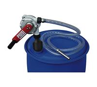 PIUSI Bomba de manivela para trasvase AdBlue/DEF, agua y anticongelante con conexiones de barril varios de 56 x 4, 70 x 6 y 2" BSP, capacidad 38 litros x 100 rpm | Piusi Hand Pump F00332A9A