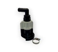 PIUSI Conector Sec para Barriles de AdBlue/Def y Agua con Salida de 90° y Soporte de Manguera de 3/4" | F15452000