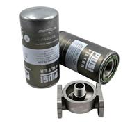 PIUSI Kit de filtro de combustible completo con cabezal y 2 cartuchos, certificado ATEX, para trasvase de gasolina (hasta E25) y diésel (B20), alta eficiencia, separador de agua e impurezas 10 micras