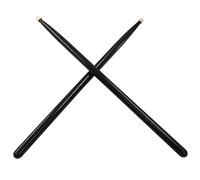 Piutouyar 2 pares de baquetas 5A, baquetas de madera de arce, antideslizantes, para instrumentos musicales, percusión, color negro