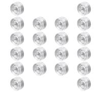 Piutouyar - Tapas protectoras transparentes para pedal de efectos de guitarra (20 unidades, tapas protectoras de plástico para pedal de guitarra)