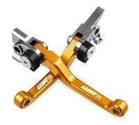 Pivot Brake Clutch Levers Accessories Motorcycle Accessories Dirt Pit Bike Brakes Handles Lever Compatible with WR125 WR 125 2013(Gold)