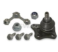 Pivote del brazo de control Eje delantero, izquierda 30 78 0035 SWAG para AUDI