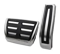 PIWINE Pedal de Freno Tapas De Pedales De Pie Cubierta De Pedal De Reposapiés De Freno De Acelerador De Coche para VW para Touareg 2007-2015