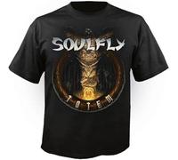 Piwine Soulfly - Totem Mens T-Shirt Black Size M