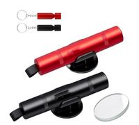 PIWOSGOL 2 Piezas Rompe Cristales y Cinturones, 2 En 1 Martillo Rompe Cristales Coche Corta Cinturones Rompe Cristales con 2 Silbatos De Supervivencia para Coches, Autobuses y Otros Vehículos