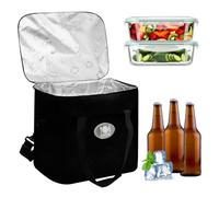 PIWOSGOL Bolsa Térmica Plegable de 16 L, Reutilizable Bolsa de Almuerzo, Portatil Bolsa Térmica para Picnic, BBQ, Camping, Oficina, Exterior