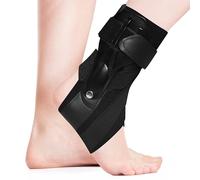 PIWOSGOL Tobillera Estabilizadora,Tobillera para Esguince,Tobillera Estabilizadora para Esguince, Soporte y Compresión para Tobillo Mujeres Hombres Articulaciones Dolor Deporte(L)