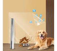 PIWOSGOL Transparente Película Protectora de Paredes, 40cmx300cm Película Protectora Estática Transparente, Película Autoadhesiva para Salpicadero de Cocina, Respaldos de Sillas, Muebles, Puertas