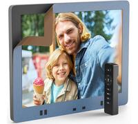 Pix-Star - Marco de fotos digital de 15 pulgadas, color azul