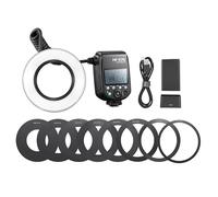 Pixapro MF-R76 Ring Flash Fotografía Iluminación | Video portátil estroboscópico Flash Studio Sesión de Fotos | Godox MF-R76