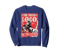 Pixar Coco Hector And Miguel Un Poco Loco Poster Sudadera, Unisex para adultos, Azul Marino, XXL