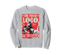 Pixar Coco Hector And Miguel Un Poco Loco Poster Sudadera, Unisex para adultos, Gris Jaspeado, XXL