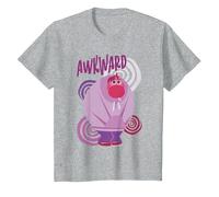 Pixar Inside Out 2 Embarrassment Camiseta, Niños, Gris Jaspeado, 2 años