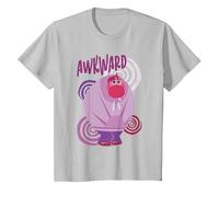 Pixar Inside Out 2 Embarrassment Camiseta, Niños, Plata, 12 años