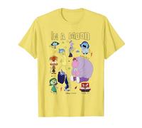 Pixar Inside Out 2 In A Mood Camiseta, Hombre, Limón, L