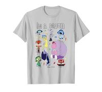 Pixar Inside Out 2 In A Mood Camiseta, Hombre, Plata, M