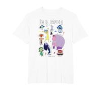 Pixar Inside Out 2 In A Mood Camiseta, Hombre tallas grandes, Blanco, 2X Alto