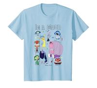 Pixar Inside Out 2 In A Mood Camiseta, Niños, Azul Bebé, 2 años
