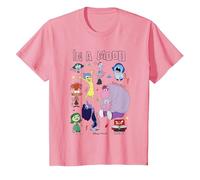 Pixar Inside Out 2 In A Mood Camiseta, Niños, Rosado, 3 años