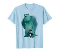 Pixar Monsters at Work James P. Sullivan, AKA Sulley Camiseta, Hombre, Azul Bebé, XXL