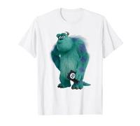Pixar Monsters at Work James P. Sullivan, AKA Sulley Camiseta, Hombre, Blanco, XXL