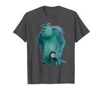 Pixar Monsters at Work James P. Sullivan, AKA Sulley Camiseta, Hombre, Jaspeado Oscuro, 4XL