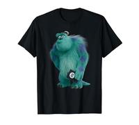 Pixar Monsters at Work James P. Sullivan, AKA Sulley Camiseta, Hombre, Negro, 4XL