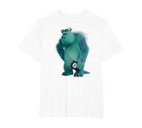Pixar Monsters at Work James P. Sullivan, AKA Sulley Camiseta, Hombre tallas grandes, Blanco, 4X Alto
