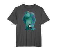 Pixar Monsters at Work James P. Sullivan, AKA Sulley Camiseta, Hombre tallas grandes, Jaspeado Oscuro, 4X Alto