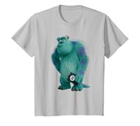 Pixar Monsters at Work James P. Sullivan, AKA Sulley Camiseta, Niños, Plata, 4 años